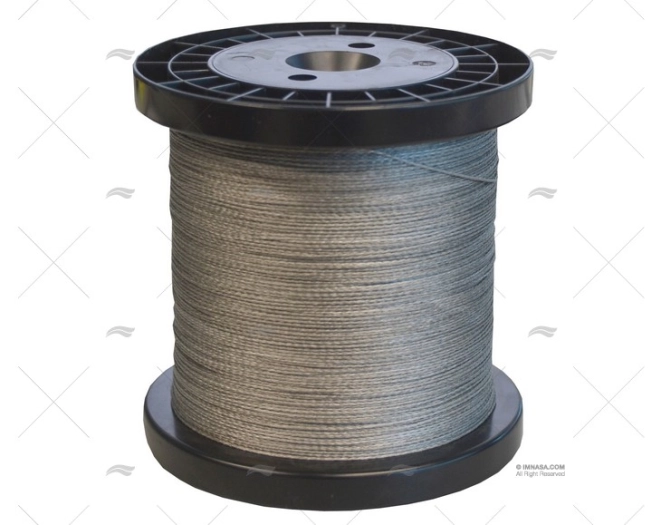 CORDAGE DYNEEMA TRESSE 0,18mm BLANC 500m LIROS