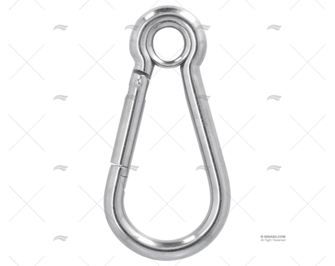 CARABINE HOOK W/EYE S.S.316 12x140mm