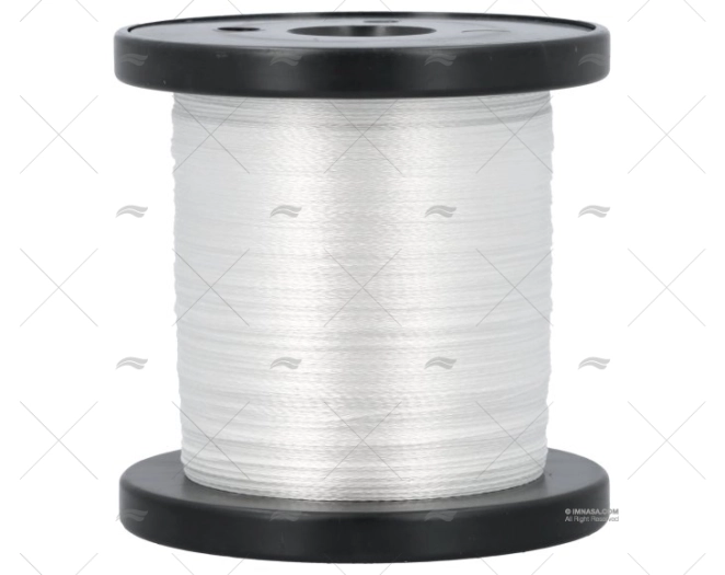 CORDAGE DYNEEMA TRESSE 0,24mm BLANC 500m LIROS