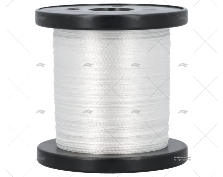 CORDAGE DYNEEMA TRESSE 0,24mm BLANC 500m LIROS