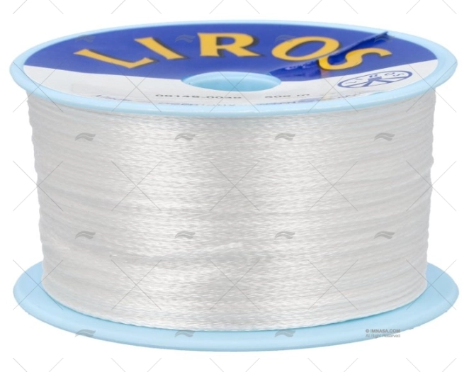 CORDAGE DYNEEMA TRESSE 0,30mm BLANC 500m LIROS