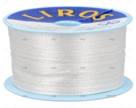 CORDAGE DYNEEMA TRESSE 0,30mm BLANC 500m LIROS