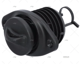 THREADED DRAINAGE PLUG BLACK RIVIERA