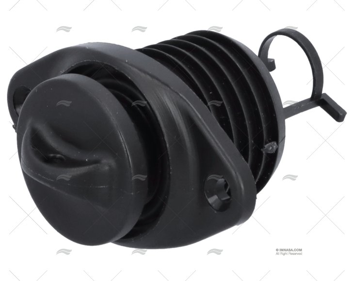 THREADED DRAINAGE PLUG BLACK RIVIERA