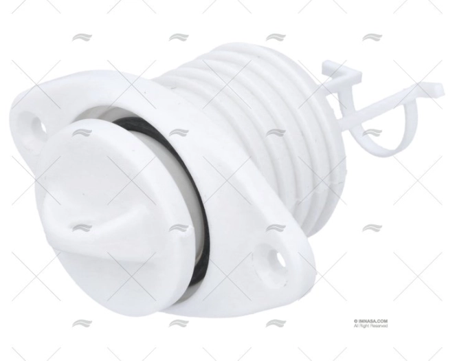 THREADED DRAINAGE PLUG WHITE