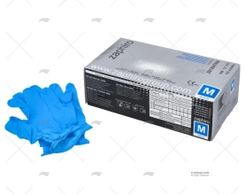 NITRILE GLOVES SIZE M BLUE/BLACK