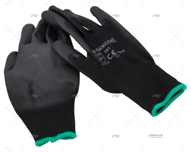 GUANTES NYLON T/M