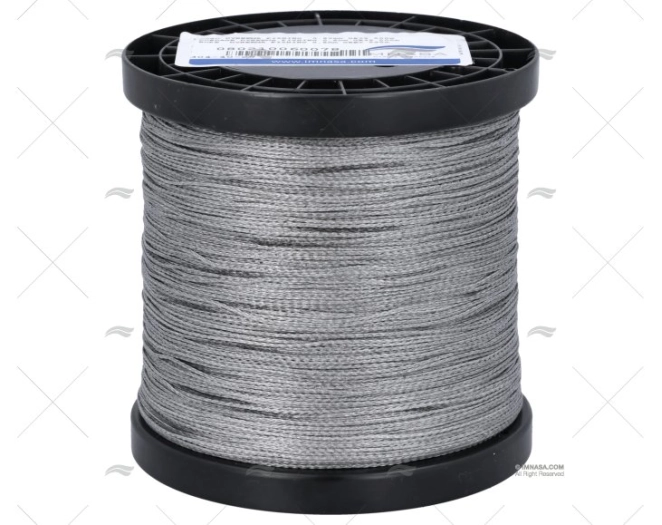 CORDA DYNEEMA PESCA 0,6mm CINZA 500m LIROS