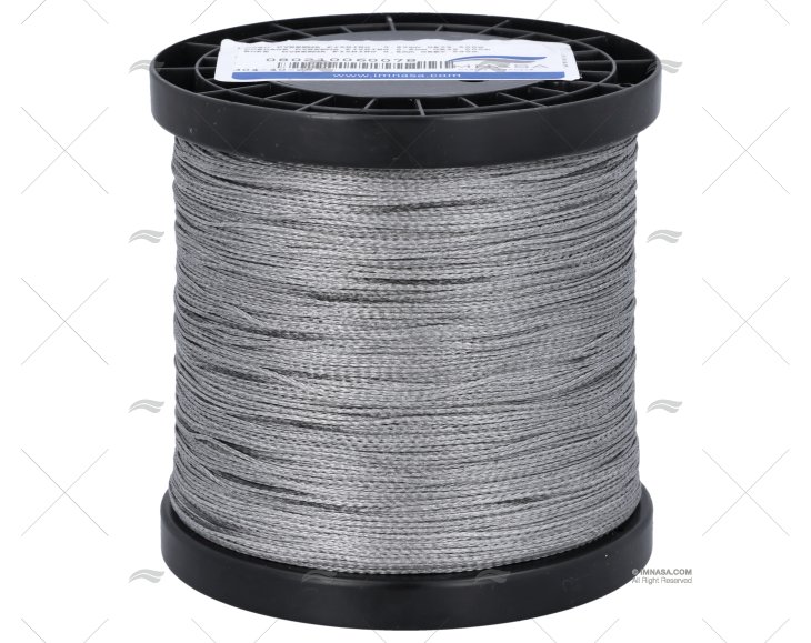 CORDA DYNEEMA PESCA 0,6mm CINZA 500m LIROS