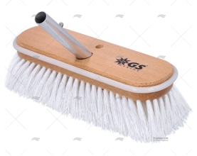 STIFF DECK BRUSH WHITE 10" GS IMNASA