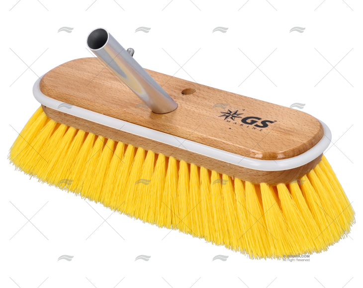 MEDIUM DECK BRUSH YELLOW 10" GS IMNASA