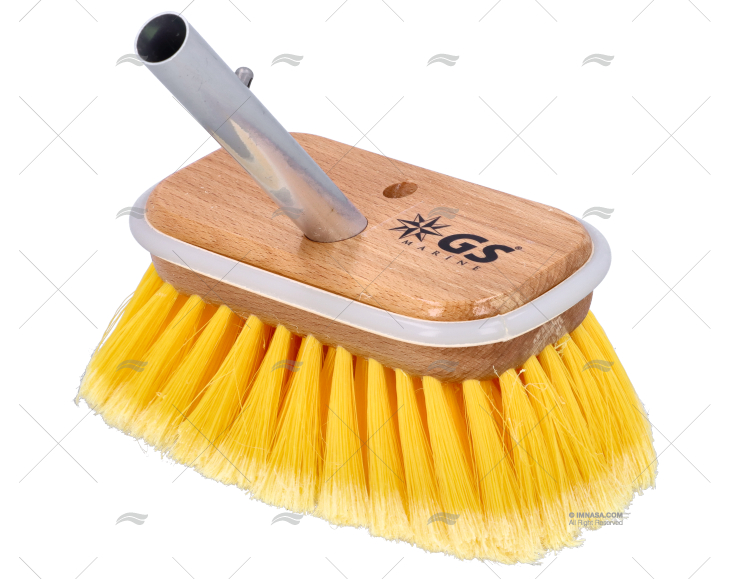 SOFT DECK BRUSH YELLOW 6" GS IMNASA