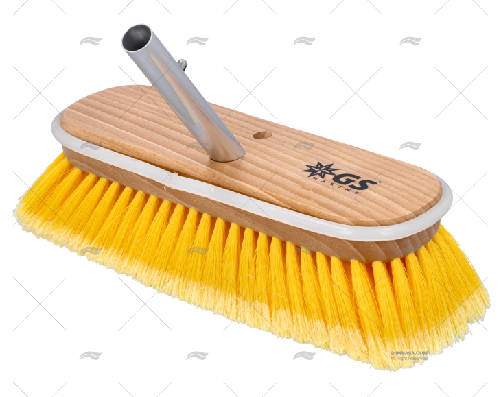 SOFT DECK BRUSH YELLOW 10" GS IMNASA