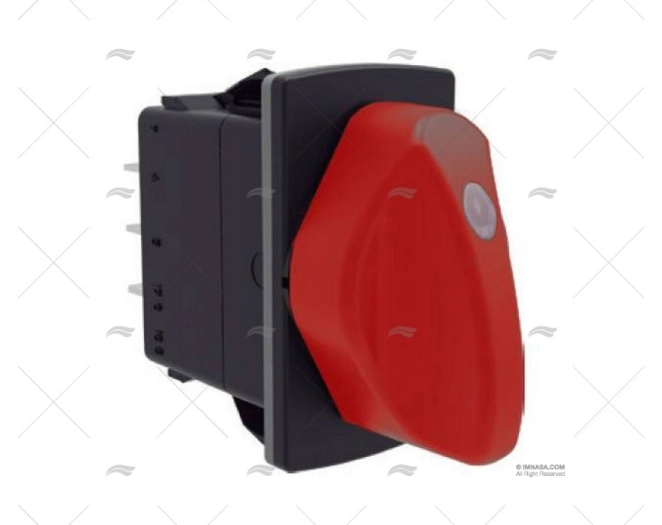 INTER. ROTAT. VERMELHO ON/OFF 1 LED 12V