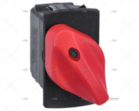 INTER. ROTAT. VERMELHO ON/OFF 1 LED 24V CARLINGSWITCH