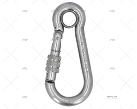 CARABINE HOOK WITH LOCKING RING 120 KONG KONG