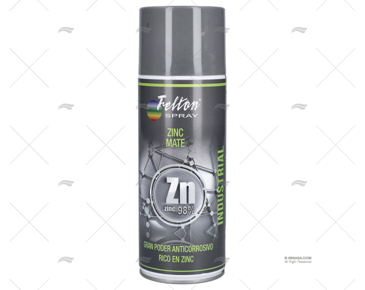 GALVANIZED  MATT GREY SPRAY 400 ml. IMNASA