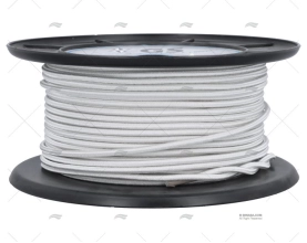 WHITE SHOCK CORD 5mm 100M