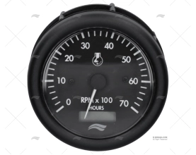 TACHOMETER IMN 7000rpm 12V W/HOURMETER IMNASA