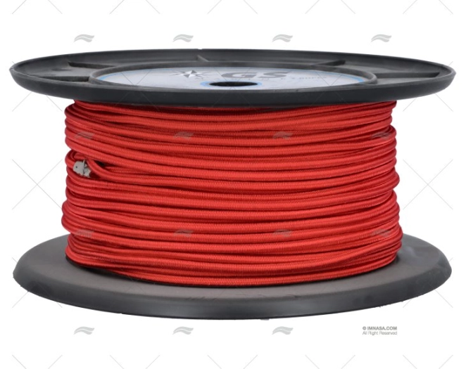 RED SHOCK CORD 5mm 100m