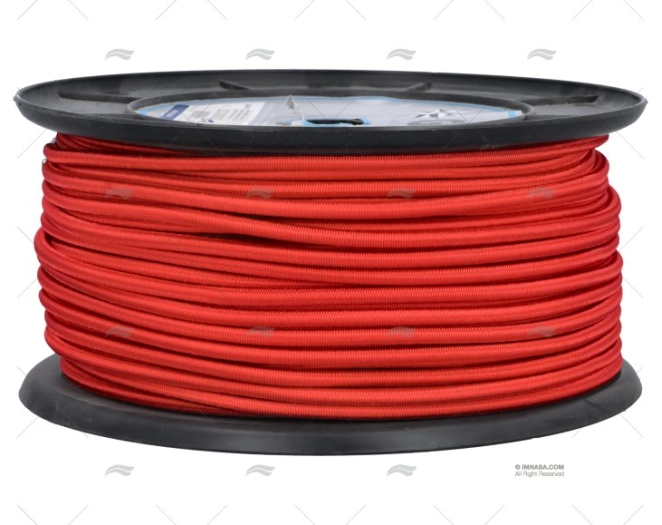 RED SHOCK CORD 6mm 100m