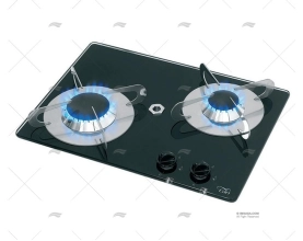 GAS HOB UNIT 2 BURNERS 380 X 280 CAN