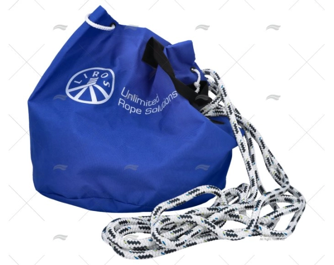 CABO HANDY ANCHOR 10mm BLANCO/AZUL 40m LIROS