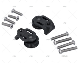 BLACK SUPPORT ASSEMBLY (1 SET) LEWMAR