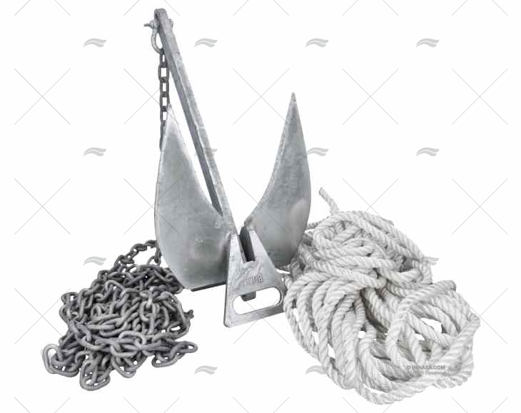 MOORING KIT WITH ANCHOR 20kg IMNASA