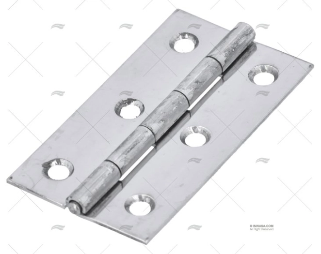 HINGE STAINLESS STEEL 75x41mm