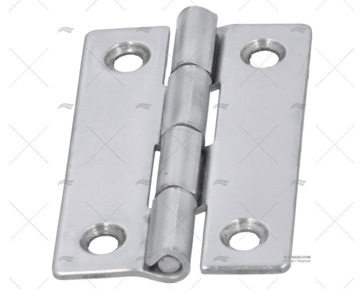 BUTT HINGES STAINLESS STEEL 50x28mm