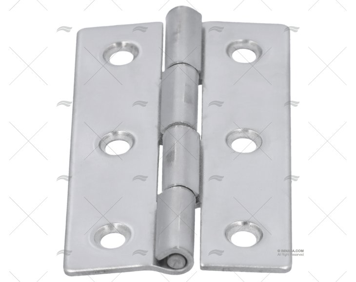 BUTT HINGES STAINLESS STEEL 63x35mm