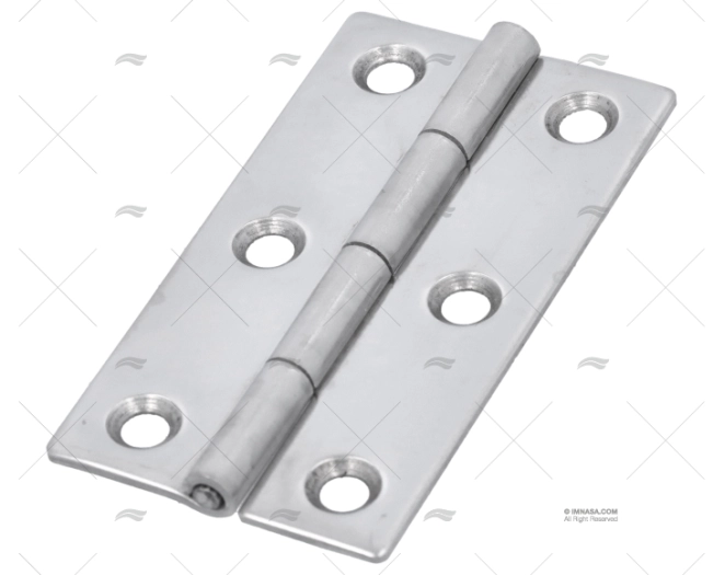 BUTT HINGES STAINLESS STEEL 76x41mm