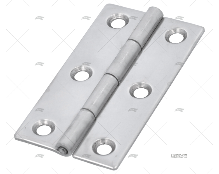 BUTT HINGES STAINLESS STEEL 76x41mm