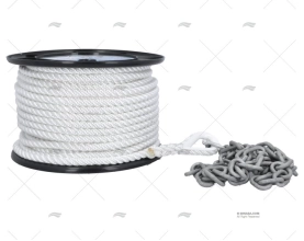 KIT MOUILLAGE CORDAGE/CHAINE 50MTS/10MM