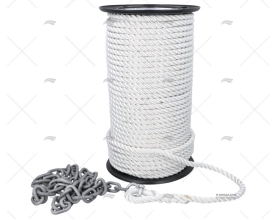 KIT MOUILLAGE CORDAGE/CHAINE 100MTS/12MM