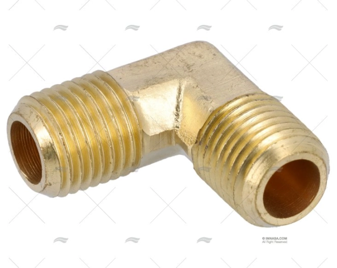 BRASS ELBOW RACCORD 1/4"NPT X 1/8"NPT