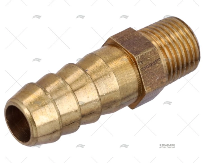 CONECTOR UNIVERSAL TUBO 3/8"-1/8"NPT