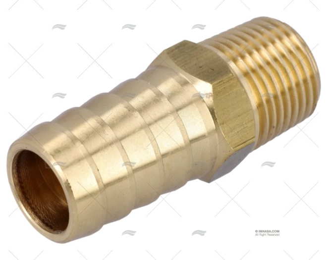 BRASS FITTING HOSE 5/8" - 3/8"NPT