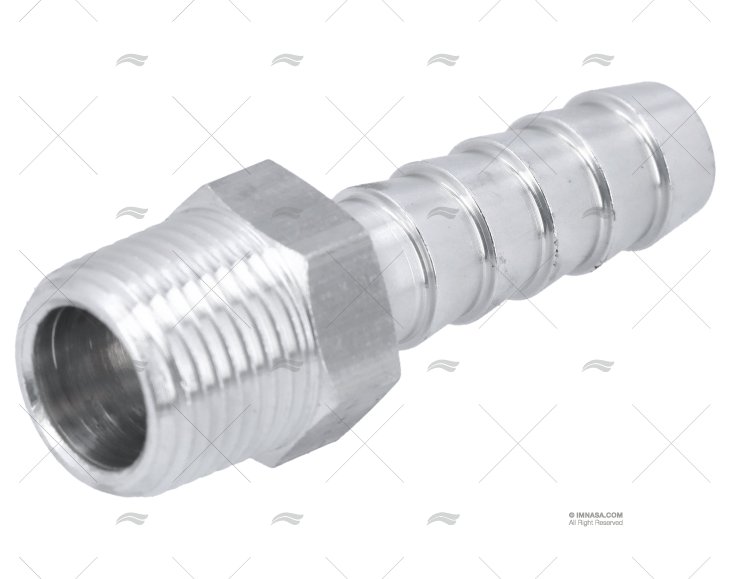 ALUMINIUM FITTING  HOSE 3/8" - 3/8"NPT