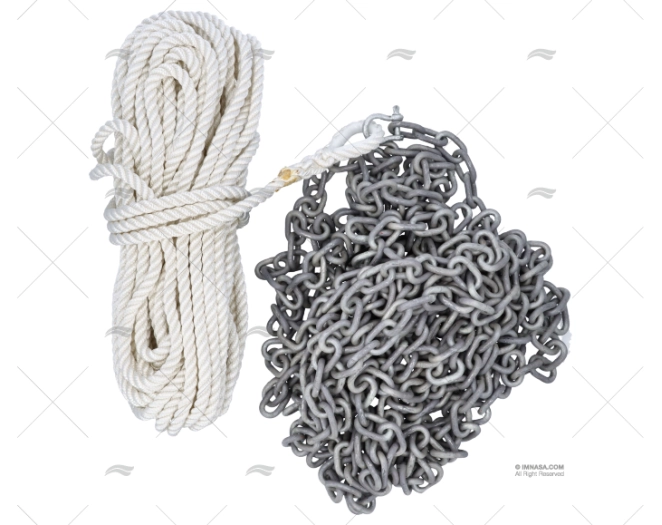 ROPE(12mm) & cHAIN(8mmX15m) KIT 100m