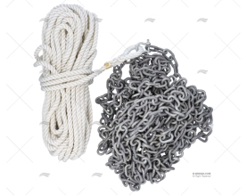 ROPE(12mm) & cHAIN(8mmX15m) KIT 100m