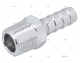 CONECTOR DE ALUMÍNIO TUBO 10mm - ROSCA 3