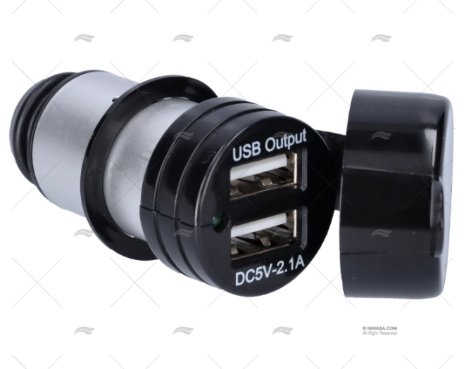 ADAPTADOR MECHERO A TOMA USB 12V