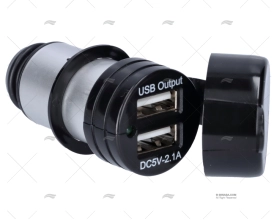 ADAPTADOR MECHERO A TOMA USB 12V