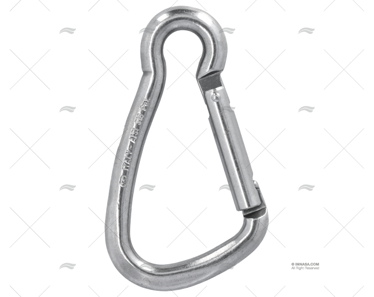 MOSQUETON SIN OJO 125 INOX HARNESS KONG KONG