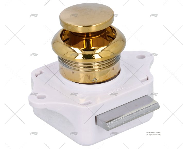 OUSH KNOB LOCK PLASTIC GOLD