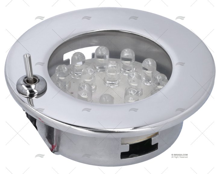 LUZ LED 70mm CROMADO C/INT