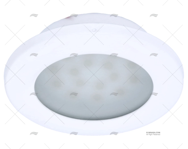 LUZ PLAFON LED  88mm 12/28V IP-65 BLANCO