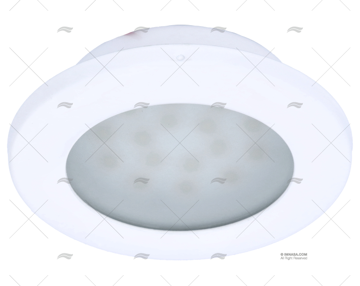 LUZ PLAFON LED  88mm 12/28V IP-65 BLANCO